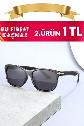 عینک آفتابی مشکی زنانه 52 Zzla - کد 920344112