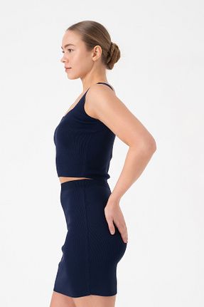 ست بالاتنه و پائین تنه سرمه ای زنانه تریکو Merry Rise - کد 920383696