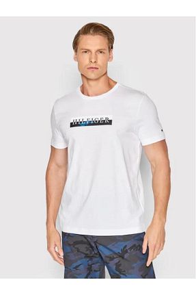 تیشرت سفید مردانه رگولار Tommy Hilfiger - کد 920409268