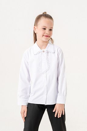 پیراهن سفید بچه گانه رگولار GİYİCEM TEKSTİL - کد 921282670