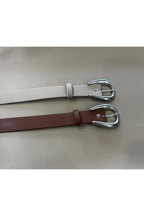 کمربند رنگی زنانه چرم مصنوعی GÜÇLÜ TASARIM - کد 920416934