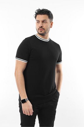 تیشرت مشکی مردانه اسلیم فیت Rodrigo - کد 920427288