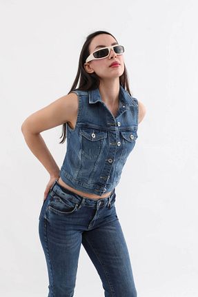سوئیتر آبی زنانه پنبه ای BANNY JEANS - کد 330145094