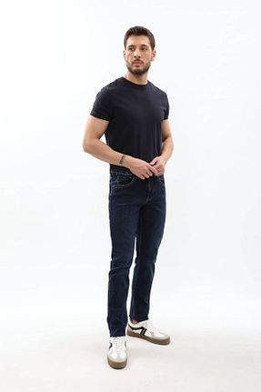شلوار جین سرمه ای مردانه پاچه ساده BANNY JEANS - کد 877159060