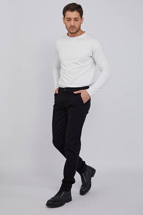 شلوار جین مشکی مردانه رگولار Bluewhite - کد 210838024