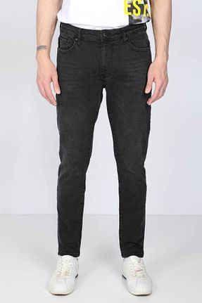 شلوار جین مشکی مردانه پاچه تنگ BANNY JEANS - کد 104212596