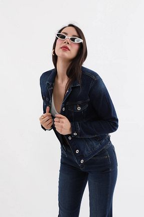 کت آبی زنانه اسلیم فیت BANNY JEANS - کد 324470302