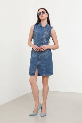 لباس آبی زنانه جین BANNY JEANS - کد 42408035