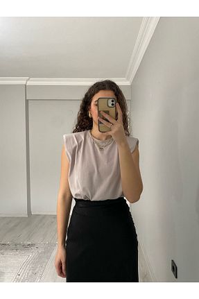 بلوز بژ زنانه ساده Niceboutique - کد 920474679