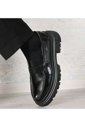 کفش کژوال مشکی مردانه پاشنه کوتاه (1 - 4 سانتی متر) Byterre - کد 920502244