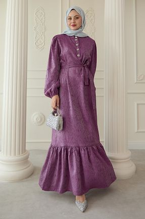 لباس حجاب بنفش زنانه رگولار InStyle - کد 920500333