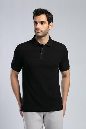 پولوشرت مشکی مردانه %100 پنبه Lee Cooper - کد 920514090