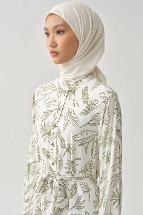 روسری بژ پلی استر Tuğba - کد 920506671