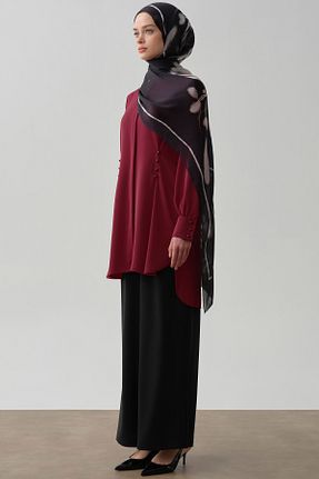 شلوار حجاب مشکی زنانه پلی استر Tuğba - کد 920513443