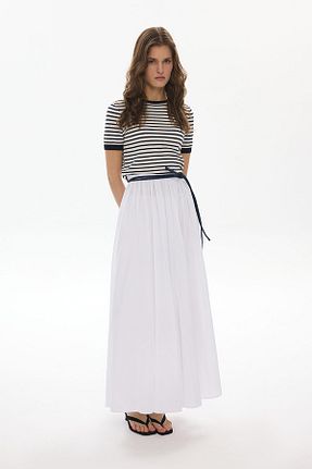 دامن حجاب سفید زنانه بافتنی Hooopstore - کد 849073441