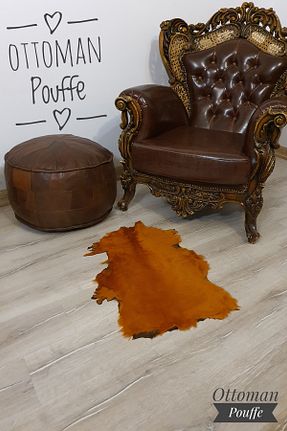 فرش رنگی زیره ضد لغزش Ottoman Pouffe - کد 920252691