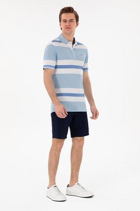 تیشرت آبی مردانه رگولار U.S. Polo Assn. - کد 920519504