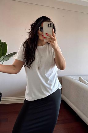 بلوز سفید زنانه رگولار Butik Gardrop - کد 921326529