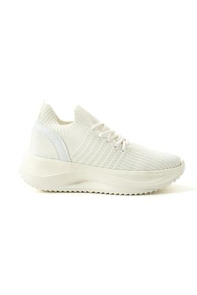 کفش اسنیکر سفید زنانه بند دار Gökçe Shoes - کد 920522850