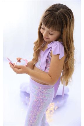 ست بالاتنه و پائین تنه بنفش بچه گانه لیکرا mon icone - کد 921335743