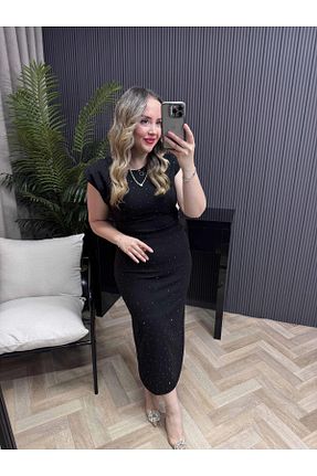 لباس مشکی زنانه بافتنی Byelifdursun - کد 920533962
