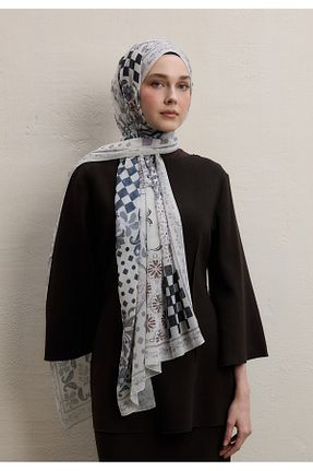 شال طوسی زنانه ابریشم Fresh - کد 920531580