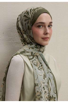شال خاکی مردانه ابریشم Fresh - کد 920532061