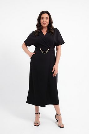 لباس سایز بزرگ مشکی زنانه سایز بزرگ Lafaba - کد 920533502
