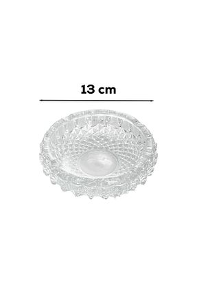زیر سیگاری سفید شیشه Porsima - کد 920553899