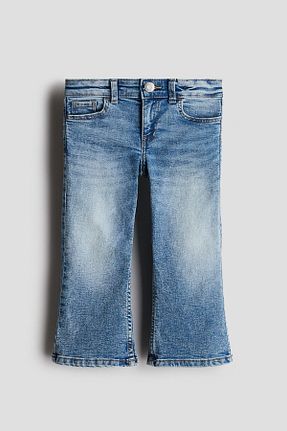 شلوار جین آبی بچه گانه پاچه کوتاه H&M - کد 921339697
