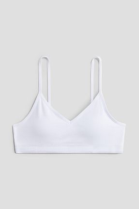 سوتین ورزشی سفید بچه گانه H&M - کد 921340890