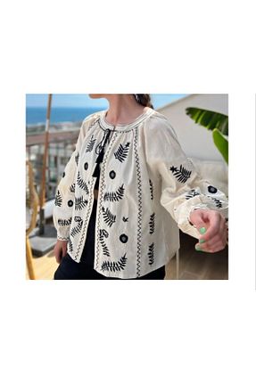 بلوز سفید زنانه رگولار MİSS MİLLİON - کد 920547985