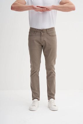 شلوار جین طوسی مردانه پاچه لوله تفنگی Cazador - کد 920544678