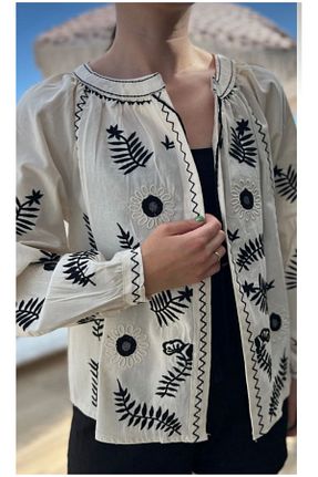 بلوز سفید زنانه رگولار MİSS MİLLİON - کد 920547985