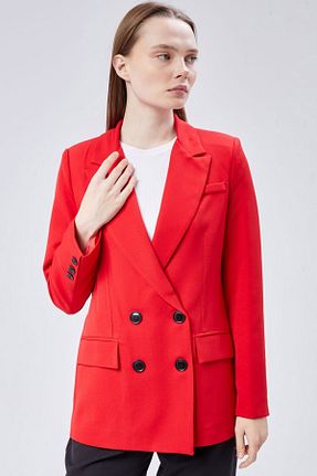 کت قرمز زنانه رگولار MissKybele - کد 920544139