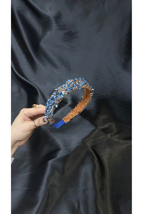 تاج سرمه ای زنانه سنگ کریستال MegssStore - کد 920548799