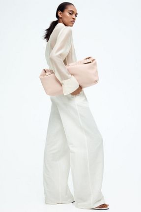 شلوار زنانه مخلوط کتان H&M - کد 920543595