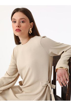 لباس حجاب طوسی زنانه رگولار Refka - کد 920559268