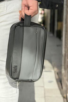 کیف دستی مشکی مردانه سایز متوسط Aggu Bebe - کد 920575756