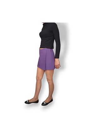 شلوارک و برمودا بنفش زنانه رگولار Dirhem - کد 921354238
