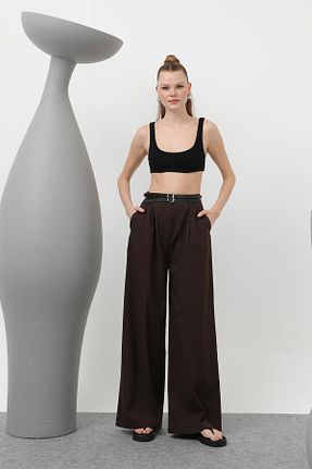 شلوار قهوه ای زنانه بافتنی Soul - کد 920581293