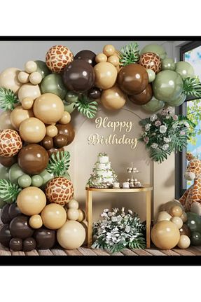 بادکنک بژ Çemrek Süs Parti - کد 920594729