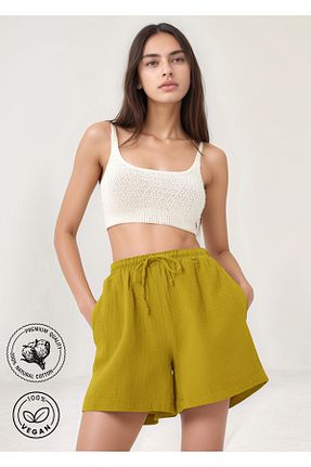شلوارک و برمودا سبز زنانه مام فیت Bled - کد 903941947