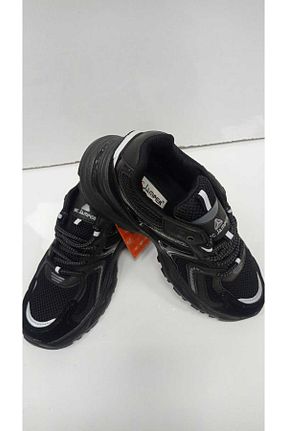 کفش اسنیکر مشکی مردانه بند دار ydf - کد 920609667