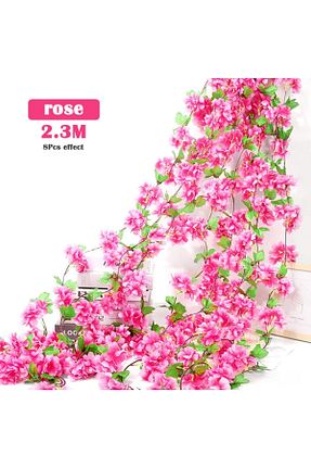 گل خشک و مصنوعی صورتی BYSHOME - کد 805368406