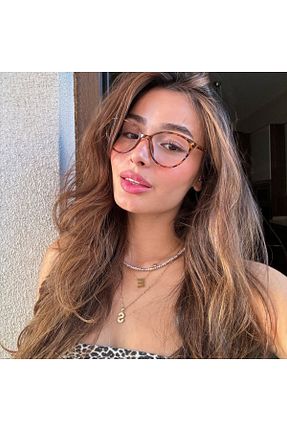 عینک محافظ نور آبی قهوه ای زنانه 50 LOOKUP - کد 920622593
