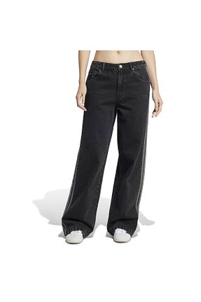 شلوار مشکی زنانه پاچه گشاد adidas - کد 906471000