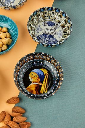 بشقاب رنگی استیل ضد زنگ EMBazaar - کد 902467168