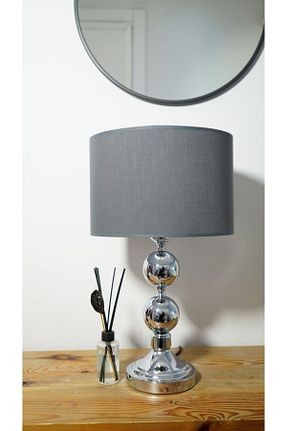 آباژور طوسی پارچه retro home design - کد 920639924