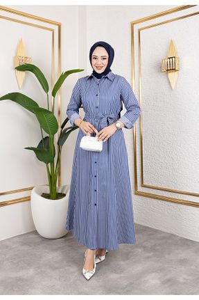 لباس حجاب آبی زنانه Relaxed Eliva - کد 921040966